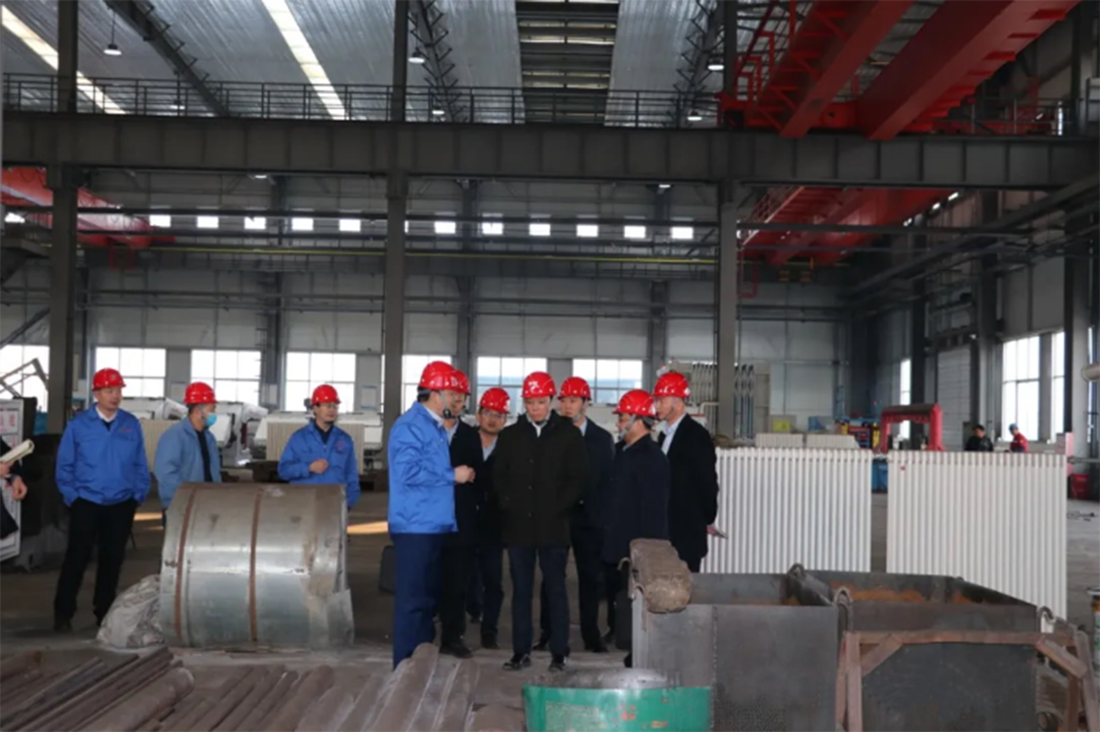 齐鹏调研时博官方网站_时博（中国）一站式服务官网装备制造企业(图2)